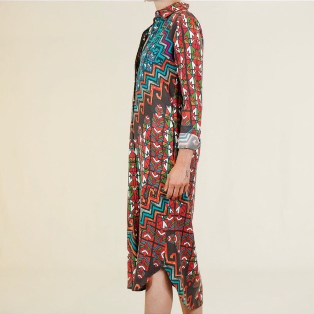Mara Hoffman Bolnisi print shirtdress M